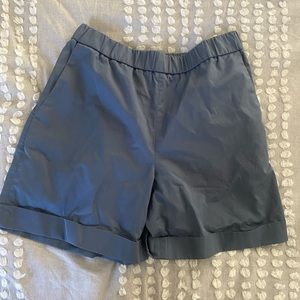 COS blue stretchy shorts!